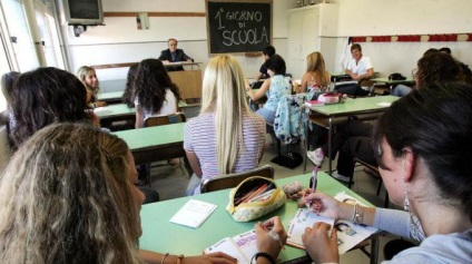 Educație școlară în Italia - italiană în rusă