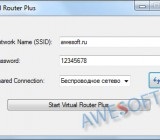 Descărcați virtualrouter plus - un utilitar gratuit pentru a transforma un laptop într-un router