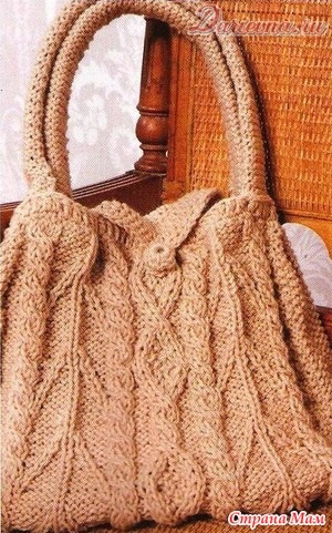 Pungi legate cu ace de tricotat (descrieri, scheme) - pungi - co-grup - țara mamei