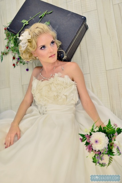 Fotografie de moda nunta trage sposa arta rustica