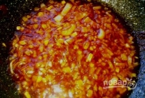 Sertéskarám tejföllében - lépésről-lépésre recept a fényképen