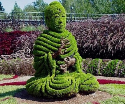 Topiary a kertben