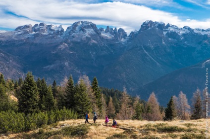 Trekking a Madonna di Campiglio-ban - Adamello-Brent Nemzeti Park, dolomit-Alpok