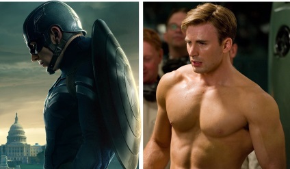 Edző és étkezési kapitány Amerika (Chris Evans), bartendaz