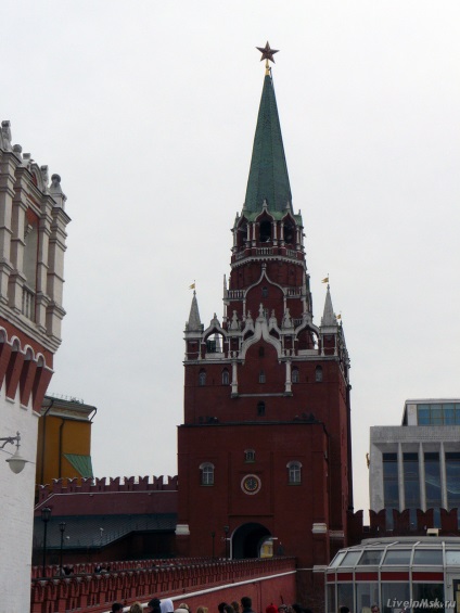 Turnul Trinity din istoria și fotografia Kremlinului Moscovei