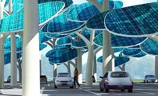 Păduri urbane pe baterii solare