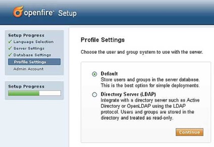 Instalarea și configurarea serverului jabber openfire - windows (server - s) -% ifth1% 0% - server