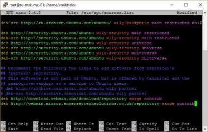 Instalarea webmin pe serverul ubuntu, vmkh