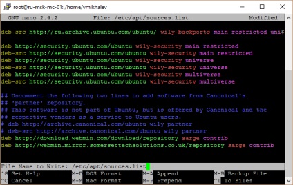 Instalarea webmin pe serverul ubuntu, vmkh