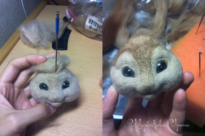 Felting un teodor chipmunk