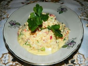 Salată de salată cu mixer