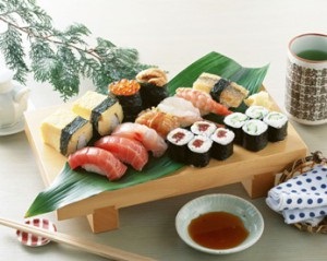 Alegeți umplutura pentru rulouri și sushi