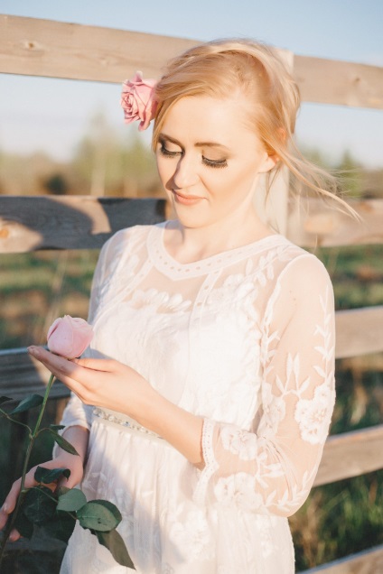 În razele soarelui, o ședință fotografică stilizată