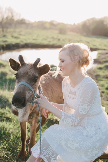 În razele soarelui, o ședință fotografică stilizată