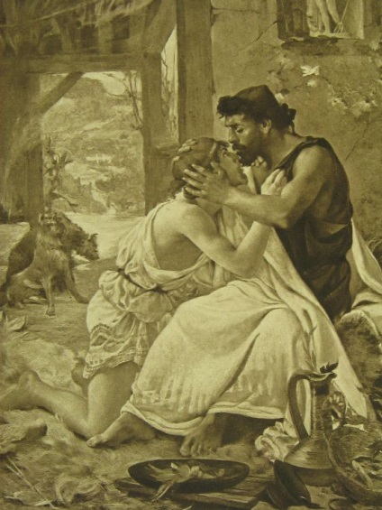 Întoarcerea Odiseei la Penelope (un rezumat al mitului cu ilustrații)