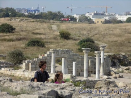 Chersonesos a Krím-térképen Sevastopol fő vonzereje