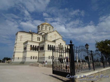 Chersonesos a Krím-térképen Sevastopol fő vonzereje