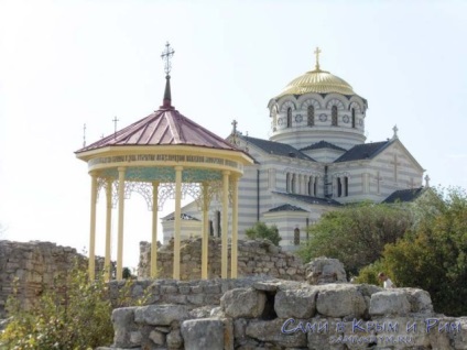 Chersonesos a Krím-térképen Sevastopol fő vonzereje