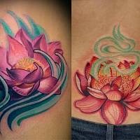 A tetoválás lótusz értéke (tetoválás) A tetováló lotus értéke
