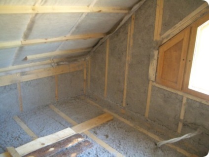 Izolație acustică podea mansardă, pereți, acoperiș