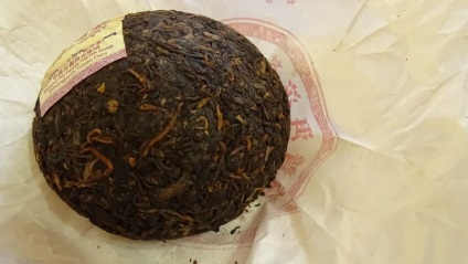 2011 Year shu ripe pu er tea v93 очима новачка