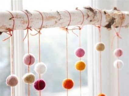 37 Idei pentru folosirea pom-poms în interior, pro handmade