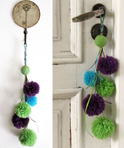 37 Idei pentru folosirea pom-poms în interior, pro handmade