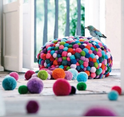 37 Idei pentru folosirea pom-poms în interior, pro handmade