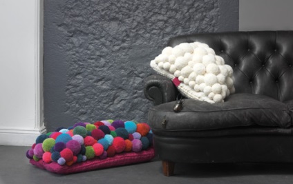 37 Idei pentru folosirea pom-poms în interior, pro handmade