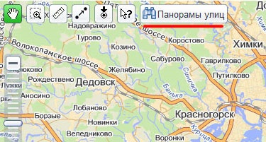Hărți 3D ale orașului pe hărți Yandex și vedere la strada din Google