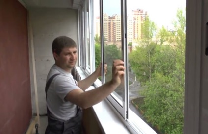 Az erkélyek alumínium üvegezése és javítása