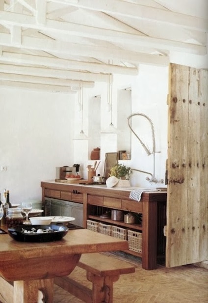 Atribute ale interiorului în stilul Provence, unul al doamnei - o revistă pentru femei