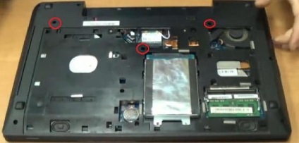 Curățarea rapidă a laptopului lenovo g580-g585-g480-g485 din praf, fără demontare