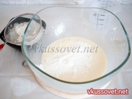 Palacsinták sűrített tejre, lépésről-lépésre recept fotóval