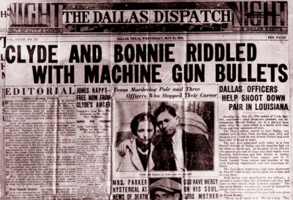 Bonnie și Clyde sunt bătăuși disperați și iubitori de romantism