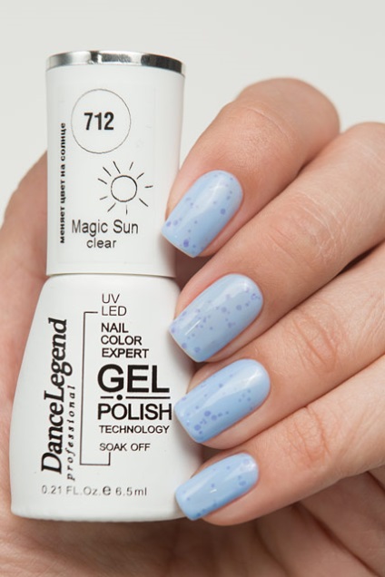 Dans legenda - polish gel - magie soare clar, magie alb soare, orelova