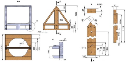 Decorative bine cu propriile mâini la casa de țară o instruire pas cu pas a construcției