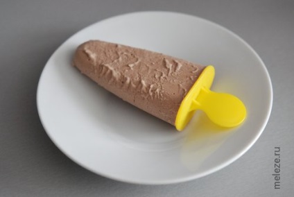 Homemade înghețată de ciocolată, o rețetă cu o fotografie