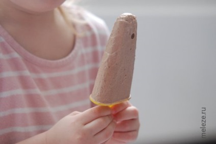 Homemade înghețată de ciocolată, o rețetă cu o fotografie