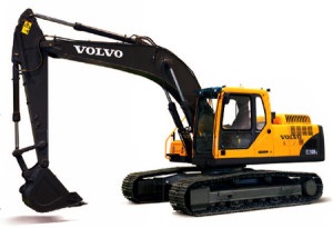 Excavatorul volvo ec 210 are o structură de cadru armată