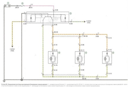 Circuitul electric al spectrului kia - circuite electrice kia spectra