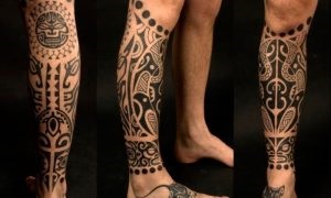 Schițe și valori ale tatuajelor masculine pe picioare (10 fotografii)