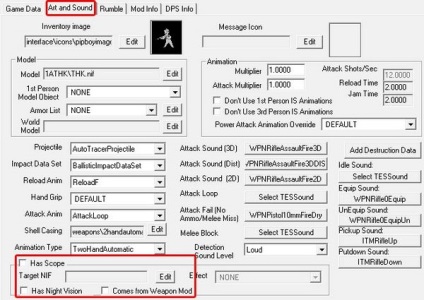 Fallout nv creând modificări pentru arme în noile vegasuri