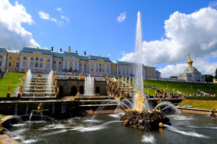 Fântâni din lista Peterhof, descriere, deschidere, fotografie