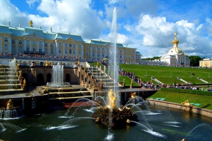 Fântâni din lista Peterhof, descriere, deschidere, fotografie