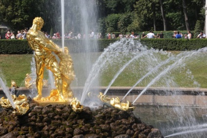 Fântâna lui Samson în Peterhof - descriere, fotografie, înălțimea fântânii