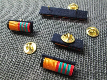 Fabricarea de curele de medalie pe cleme cu cleme
