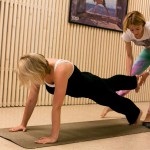 Yoga-balet balet se întinde prin yoga înseamnă