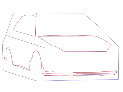 Cum de a desena un sedan de mașini fret