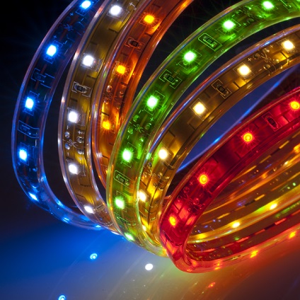 A LED-csík helyes csatlakoztatása - rgb és egyszínű, sémák
